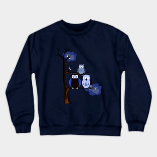 Blue Owls Crewneck Sweatshirt